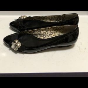 Coach patent leather flat